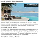 Small Luxury Hotels of the World - Luxury Boutique hotels in Morocco