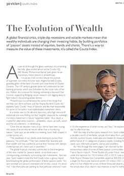 Bespoke Magazine - The Evolution of Wealth - Mohammad Kamal Syed