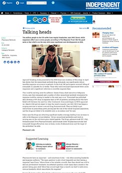 'Talking heads' by Dawn Jelley - Independent Pharmacist