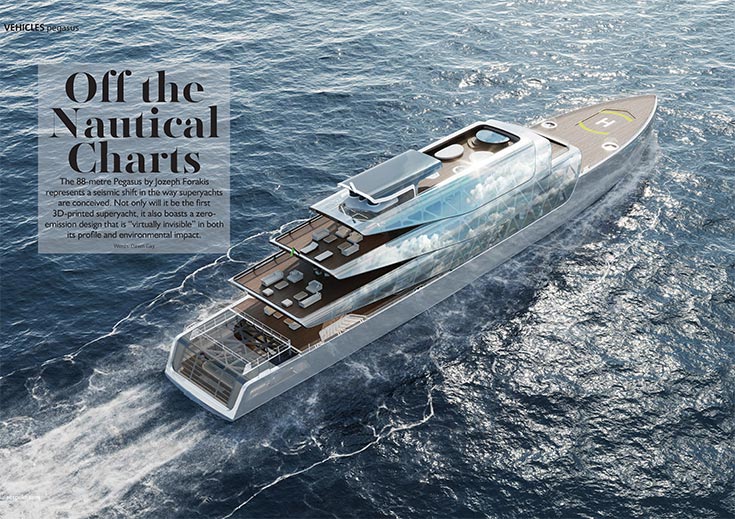 Bespoke Magazine - Pegasus superyacht 