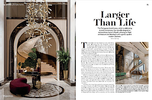 Living Magazine - Larger then Life by Dawn Jelley